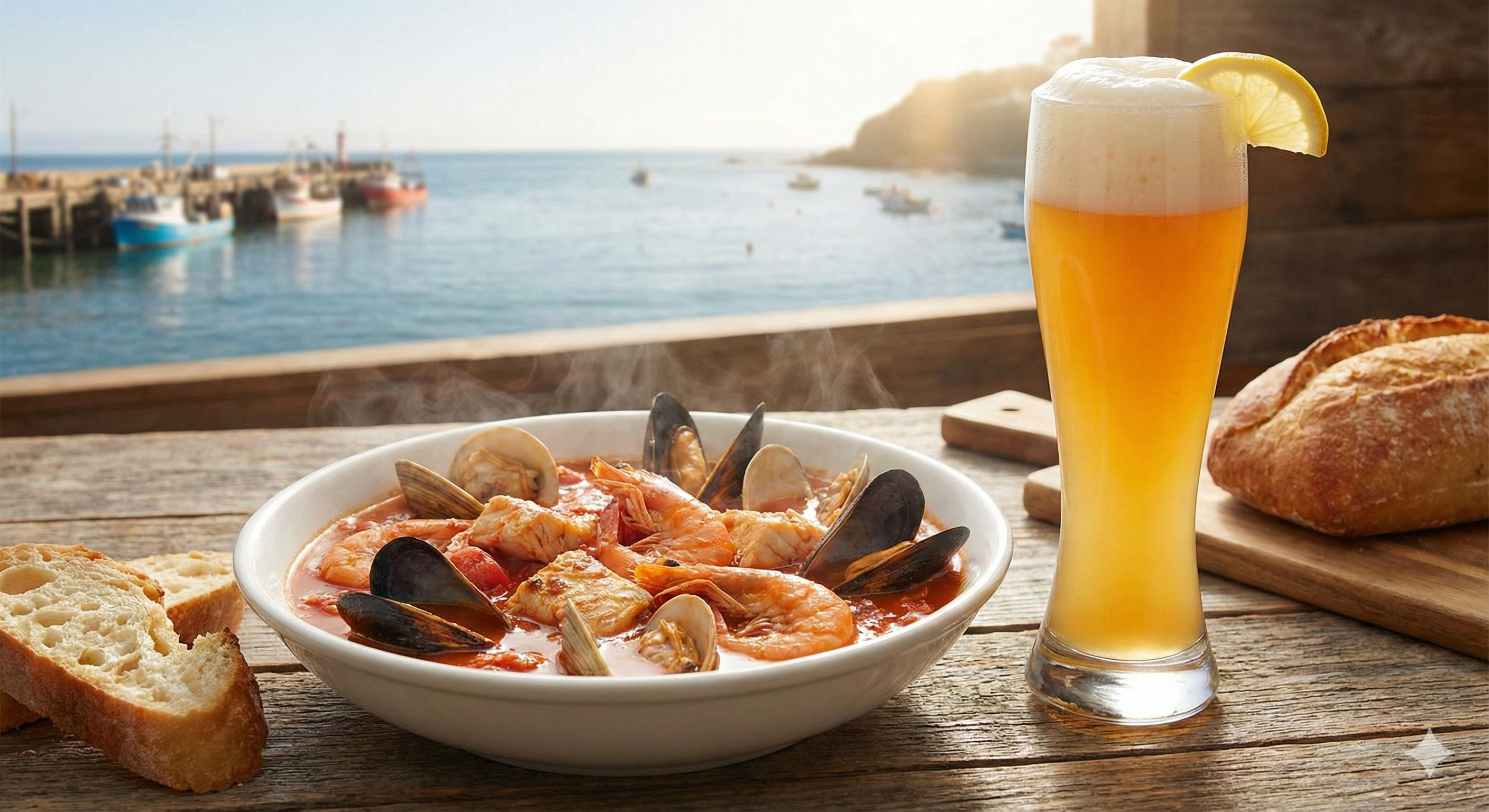 Seafood and Beer