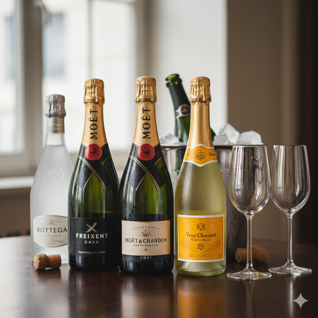 Premium sparkling wine and champagne at wine shop Clarksville TN